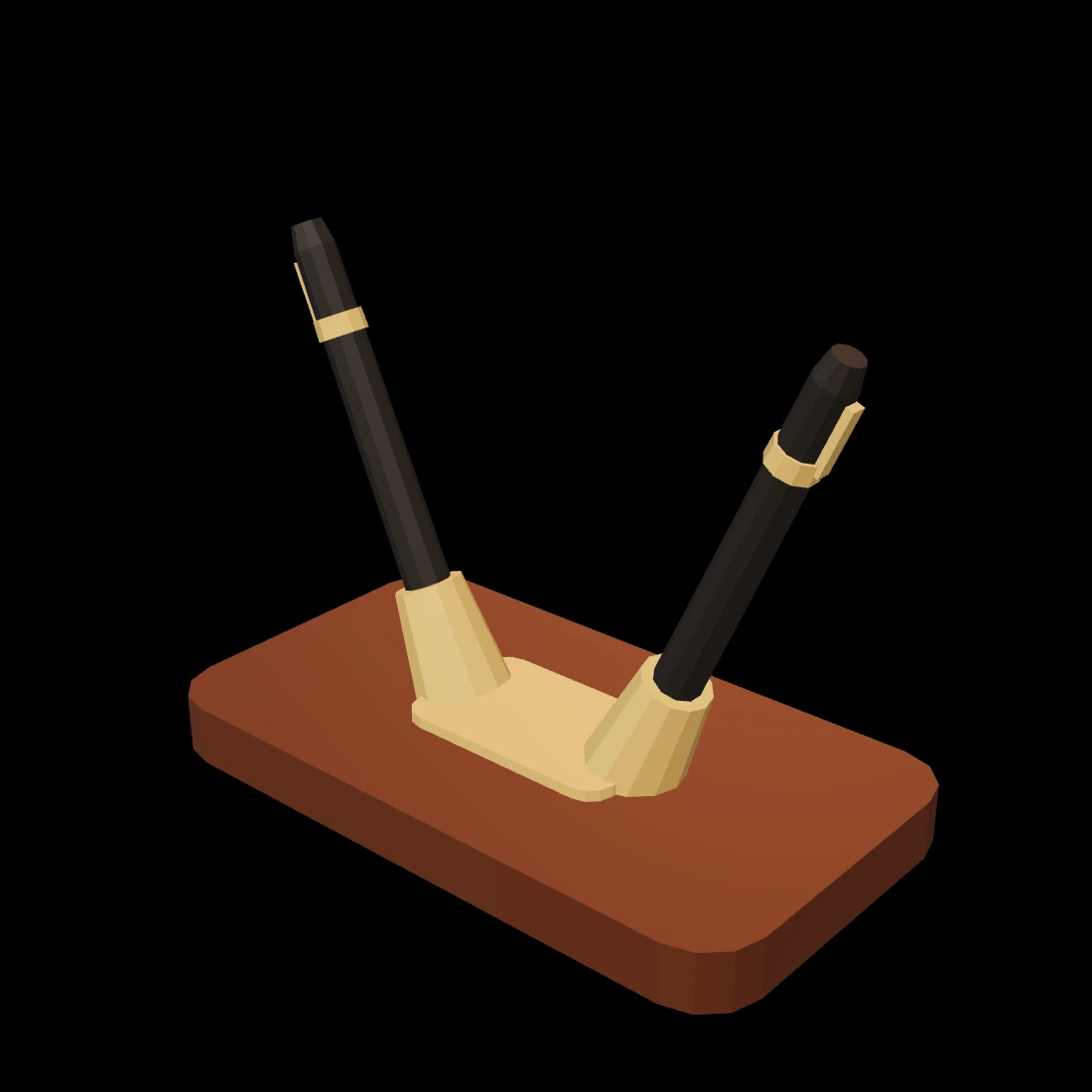 Pen set — studio render